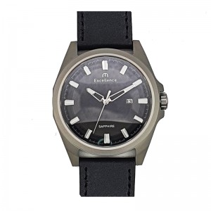 Excellence 8528 Silver Black White Black Leather Sapphire MDLSSBASLBA